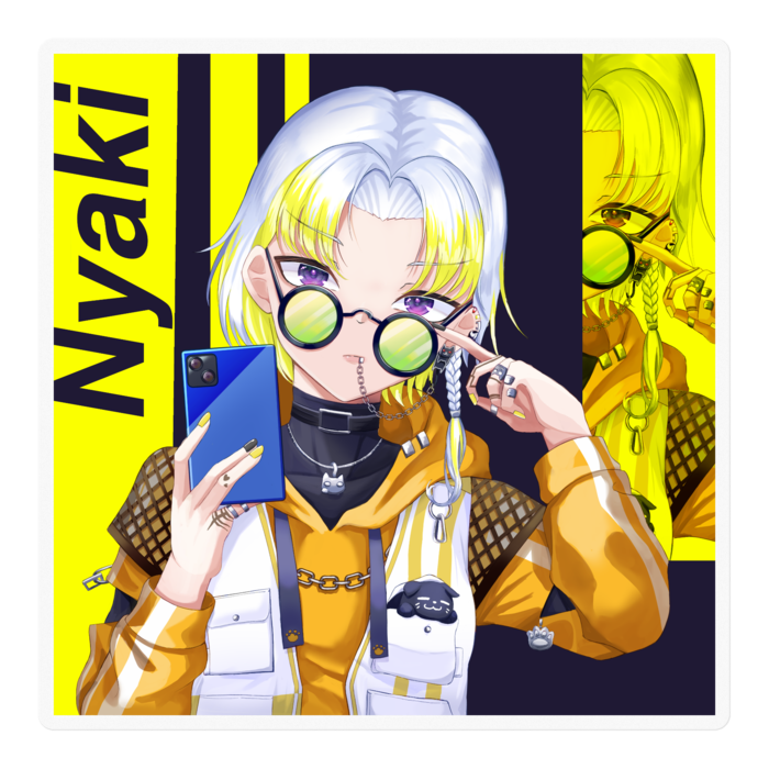 ステッカー - 100 x 100 (mm)