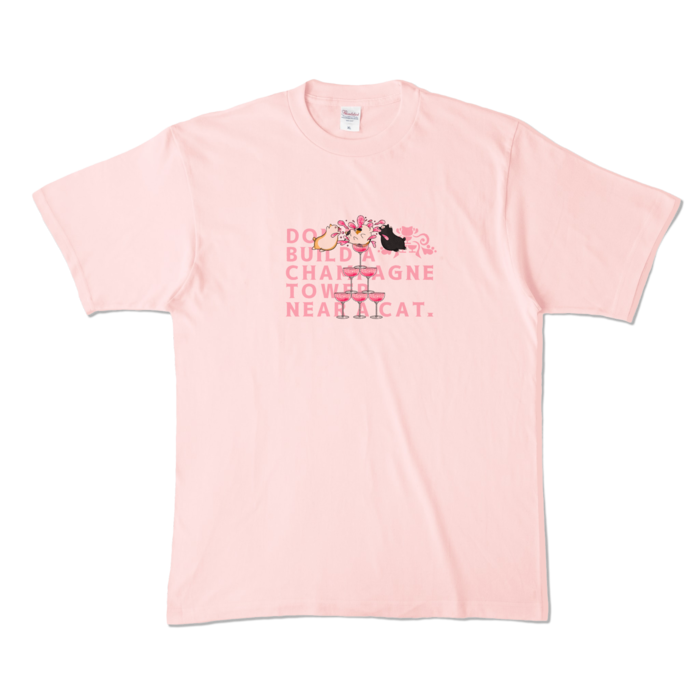 カラーTシャツ - XL - ライトピンク (淡色)