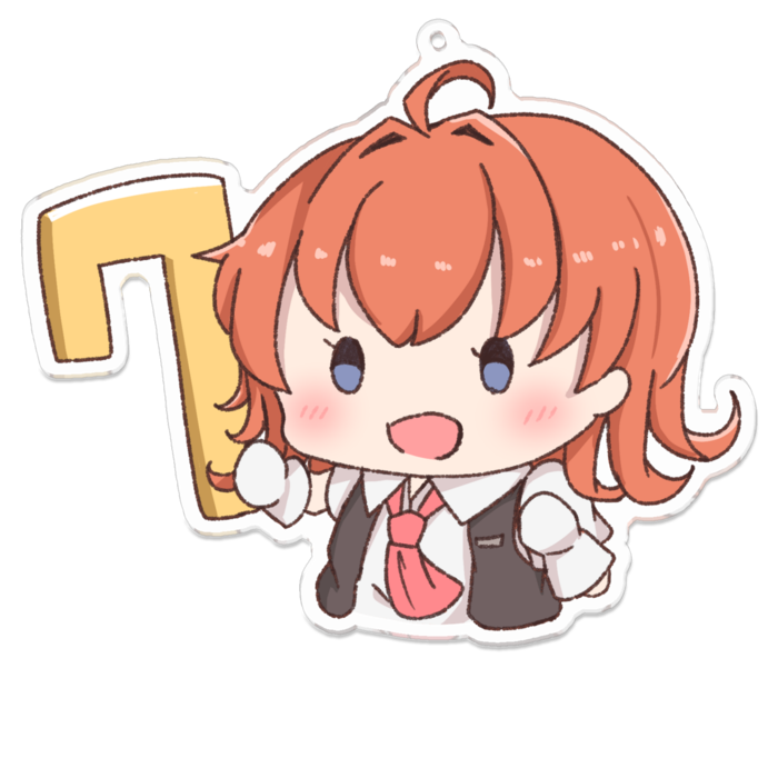 アクリルキーホルダー - 100 x 100 (mm)