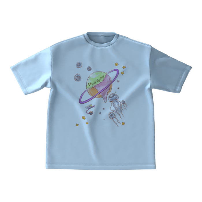 ビッグシルエットTシャツ - M - 両面