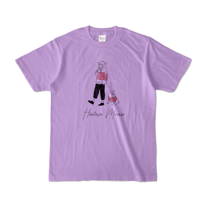 パープルTシャツ - S - 