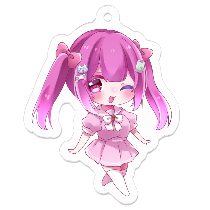 アクリルキーホルダー - 50 x 50 (mm)