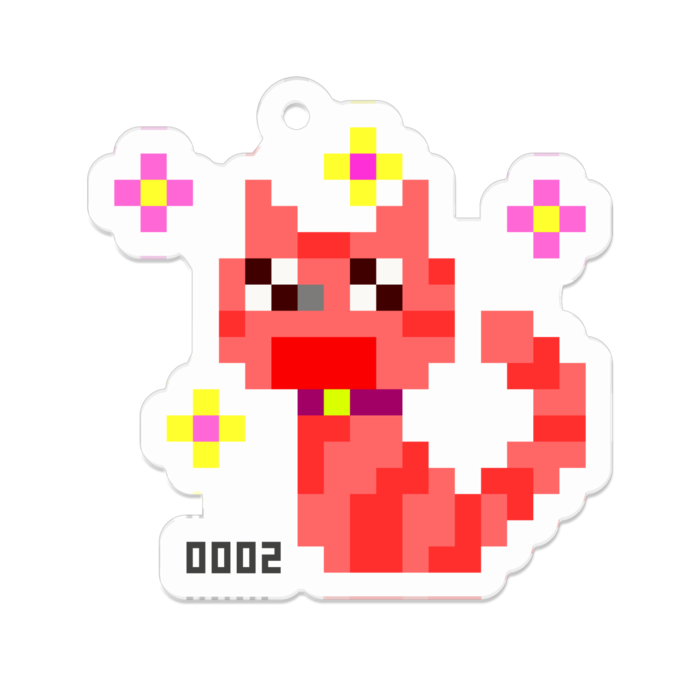 アクリルキーホルダー(コーティング) - 50 x 50 (mm)