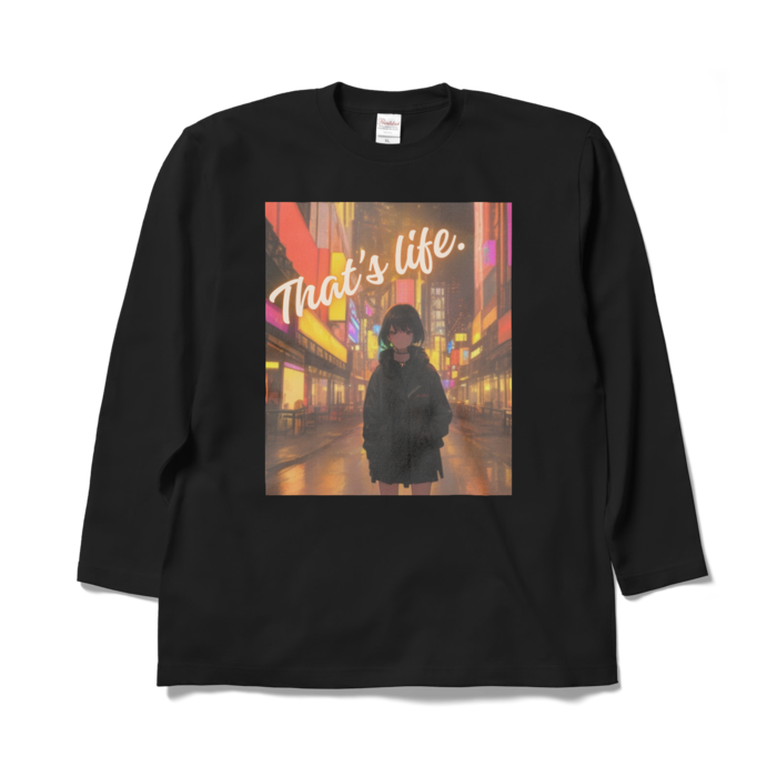 ロングスリーブTシャツ - XL - ブラック