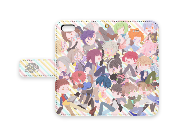 手帳型iPhoneケース - iPhone5 - ストラップ穴 あり