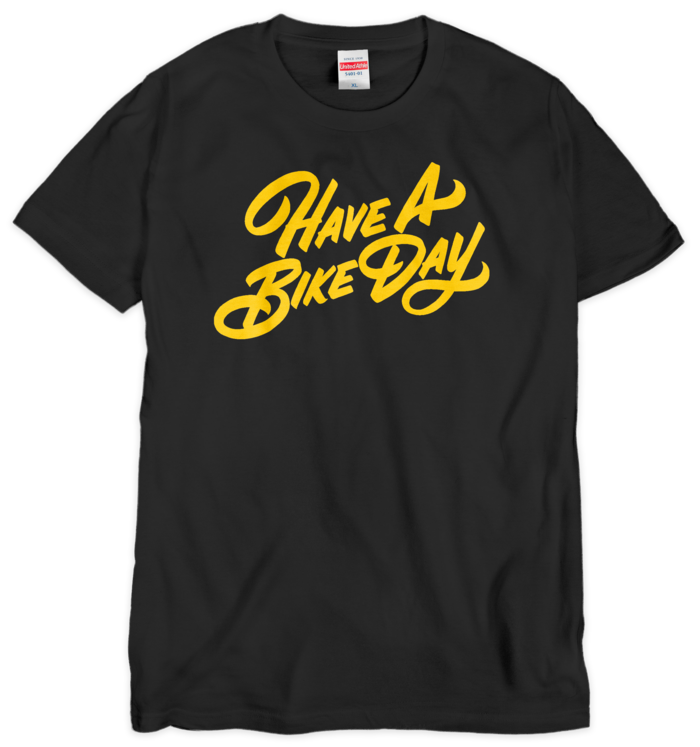 Tシャツ(シルクスクリーン印刷) - XL - ①ブラック/イエロー