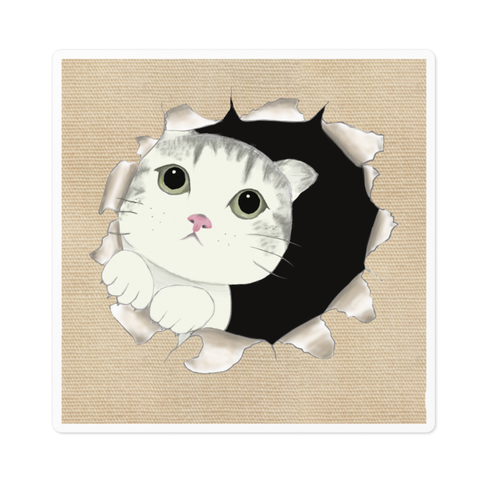 ステッカー - 100 x 100 (mm)