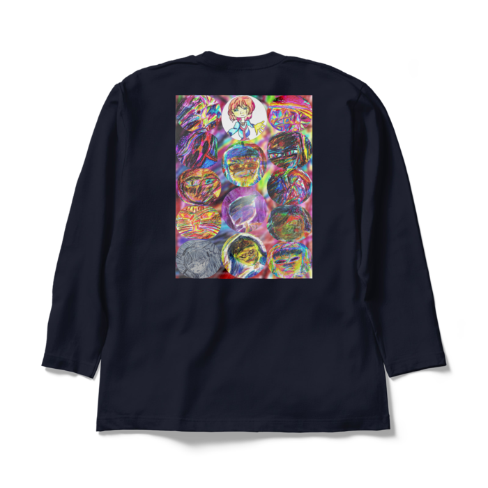 ロングスリーブTシャツ - XL - ネイビー