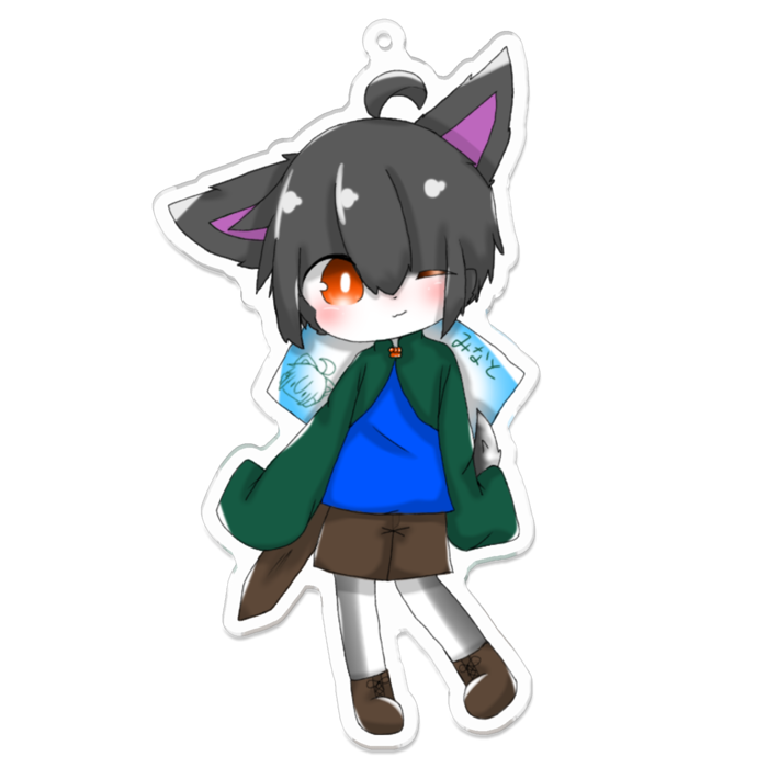 アクリルキーホルダー - 100 x 100 (mm)