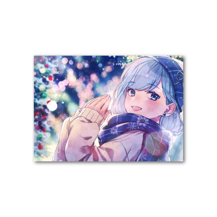 フォト風カード - 横 - 片面