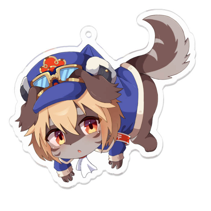 アクリルキーホルダー - 70 x 70 (mm)