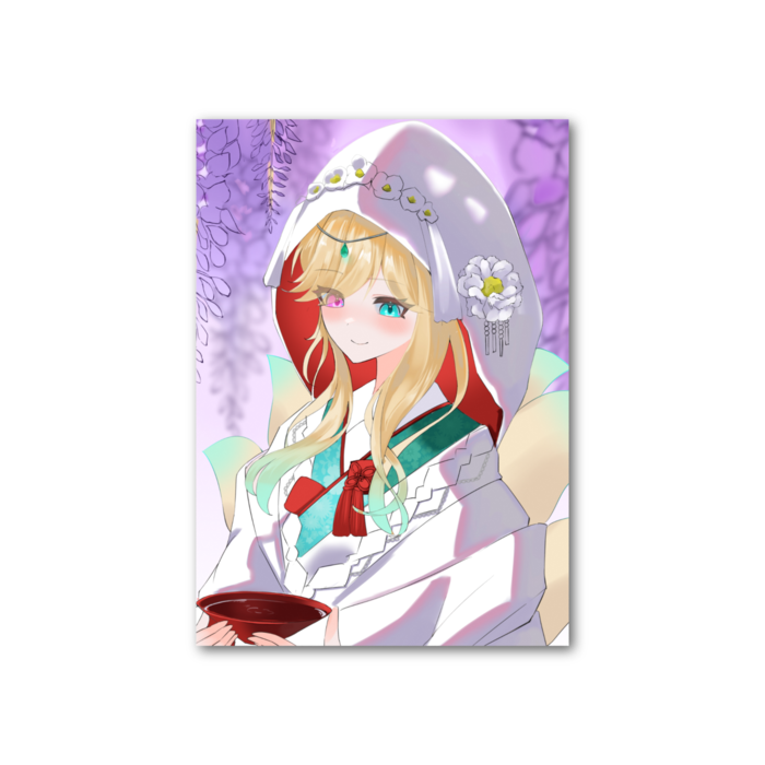 フォト風カード - 縦 - 片面