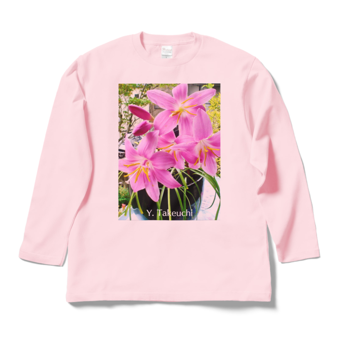 ロングスリーブTシャツ - L - ライトピンク