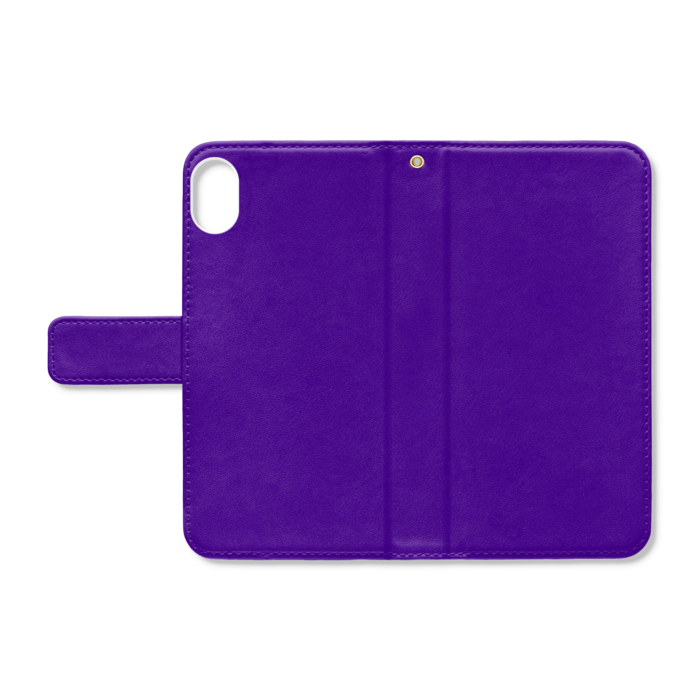 手帳型iPhoneケース - iPhone XR - ストラップ穴 あり
