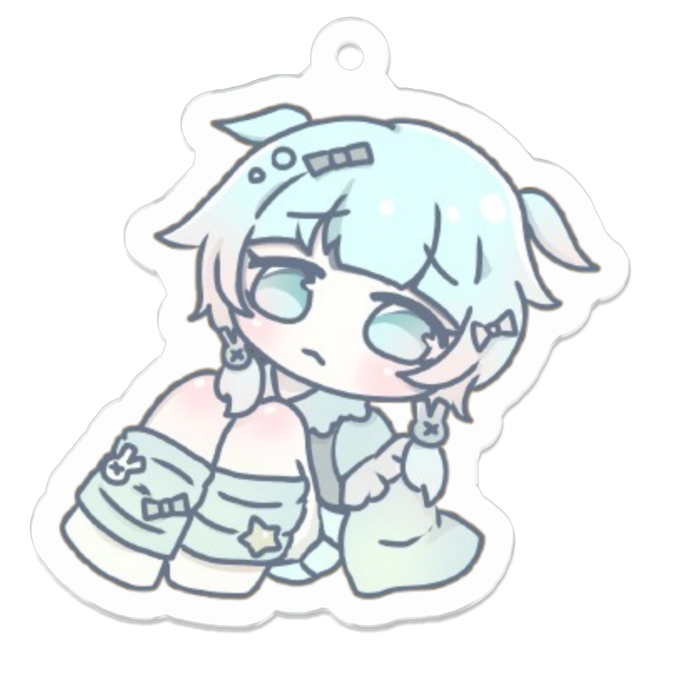 アクリルキーホルダー - 50 x 50 (mm)