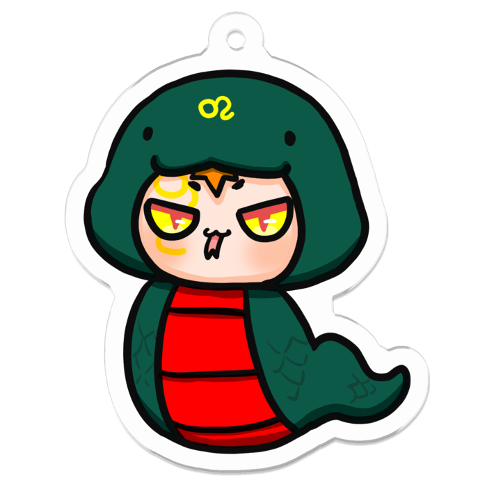 アクリルキーホルダー - 50 x 50 (mm)