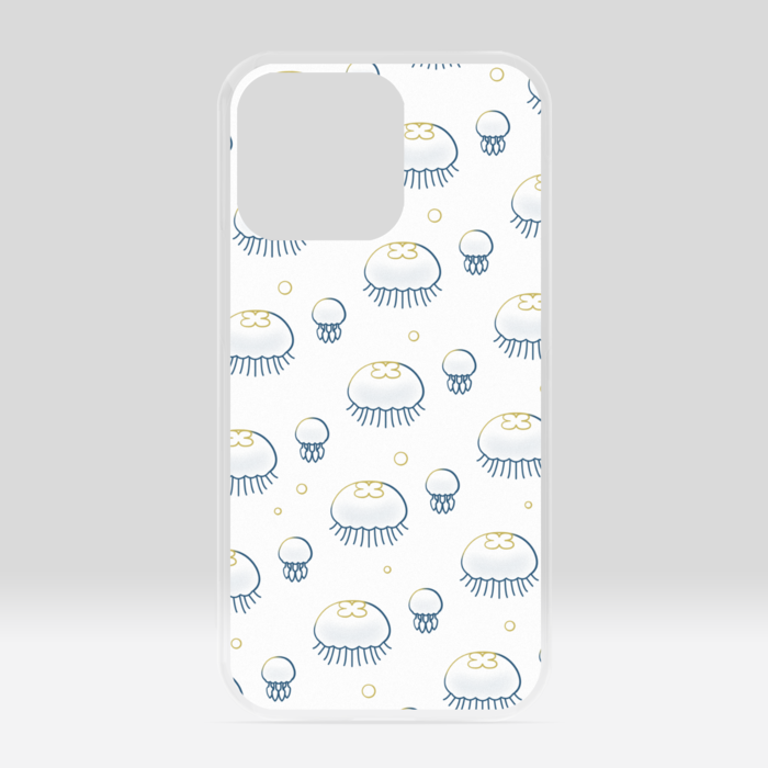 クリアiPhoneケース 白色 iPhone 13Pro