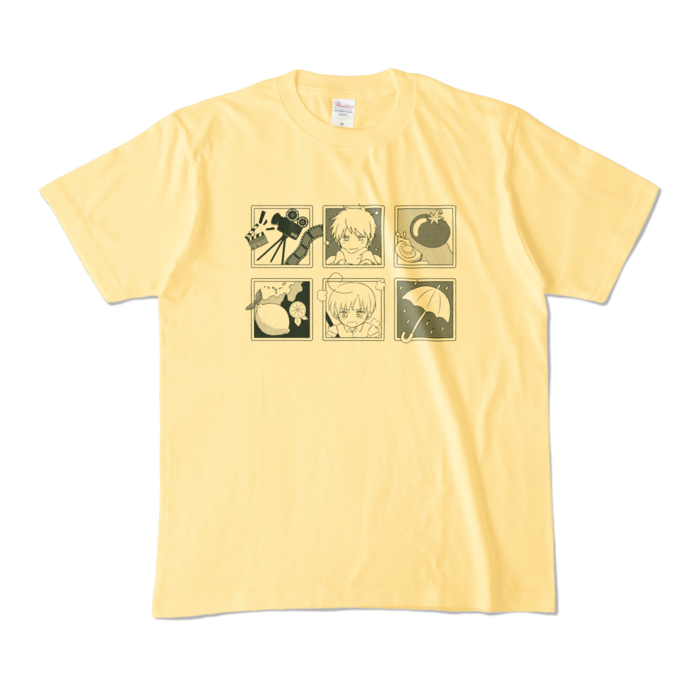 カラーTシャツ - M - ライトイエロー (淡色)
