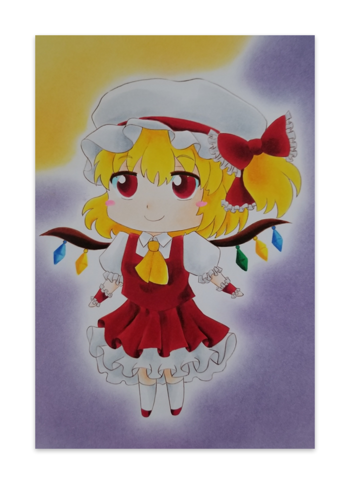 ポストカード フランドール スカーレット しろがね屋 Booth