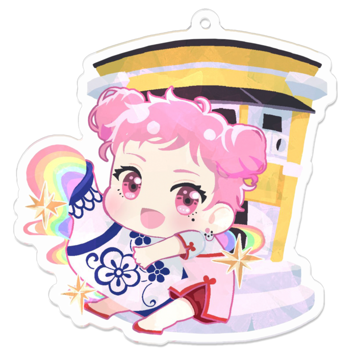 アクリルキーホルダー - 70 x 70 (mm)