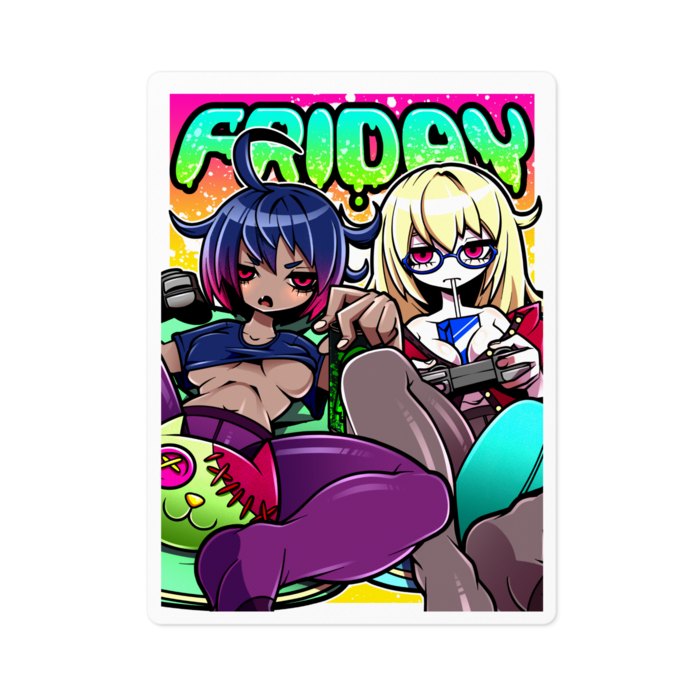 ステッカー - 100 x 100 (mm)