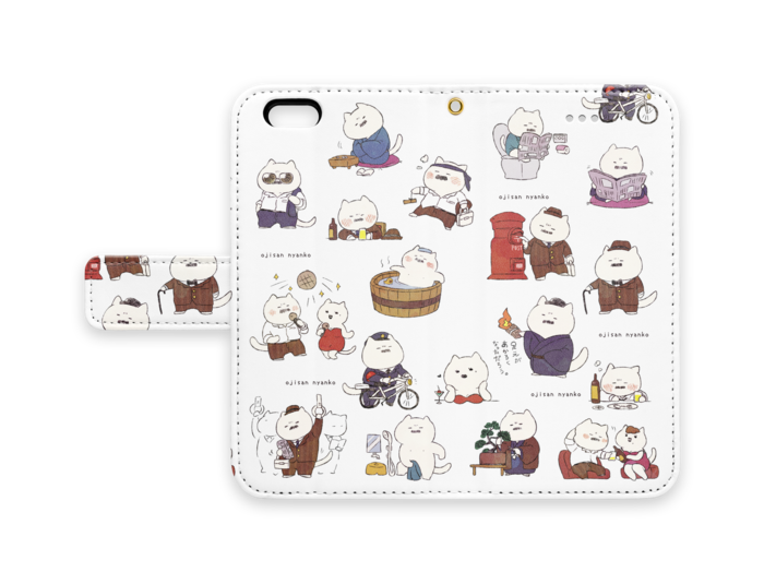 手帳型iPhoneケース - iPhone 6 / 6s - ストラップ穴 あり