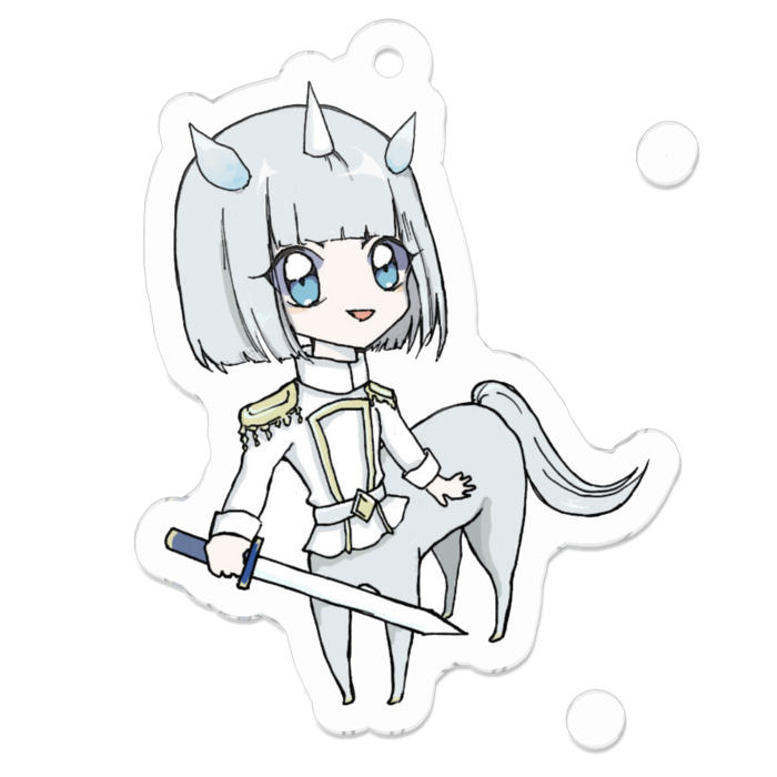 アクリルキーホルダー - 50 x 50 (mm)