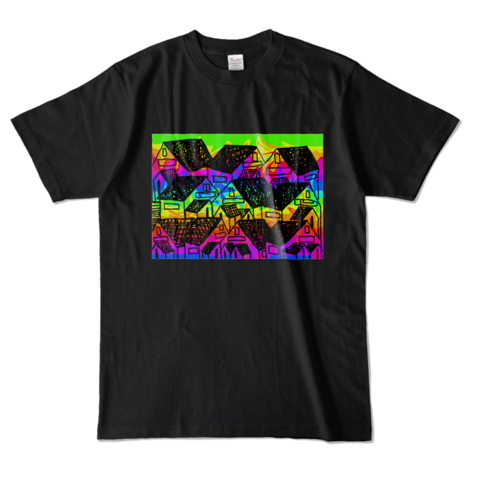 カラーTシャツ - L - ブラック (濃色)