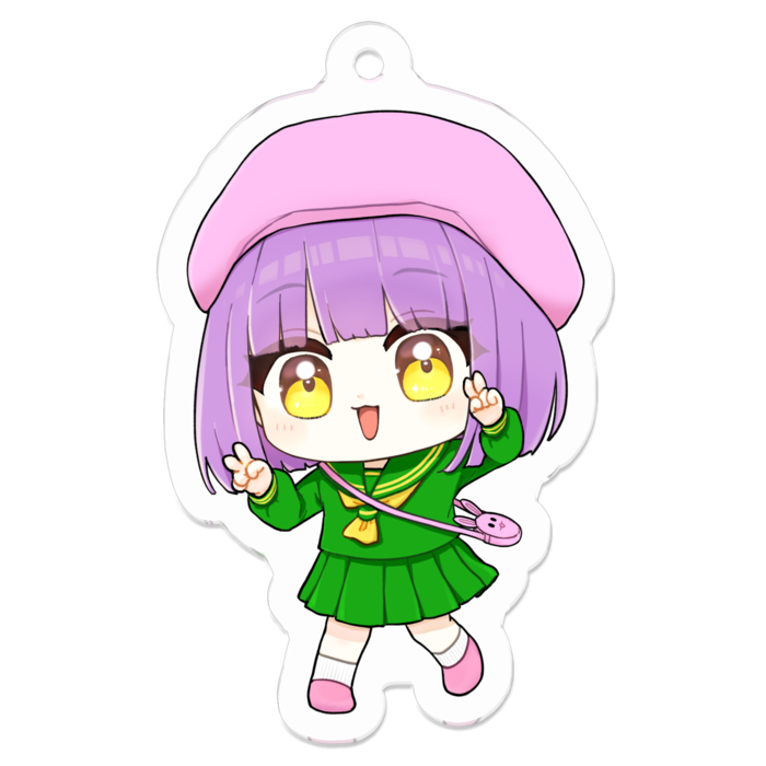アクリルキーホルダー - 50 x 50 (mm)