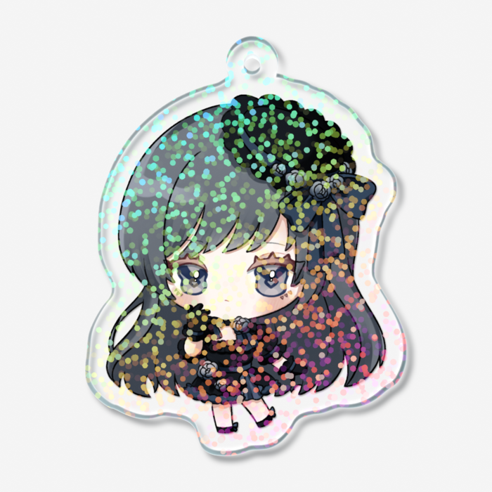 ホログラムアクリルキーホルダー - 50 × 50mm