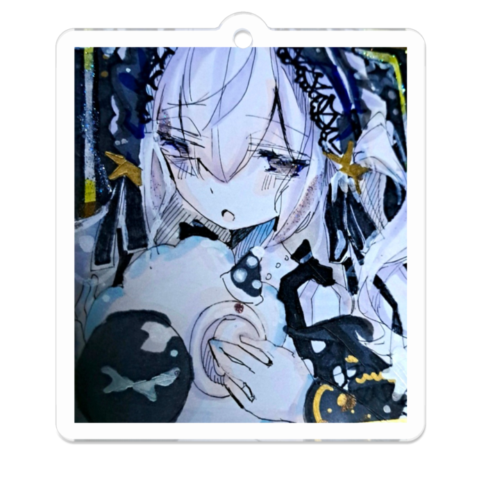 アクリルキーホルダー - 50 x 50 (mm)