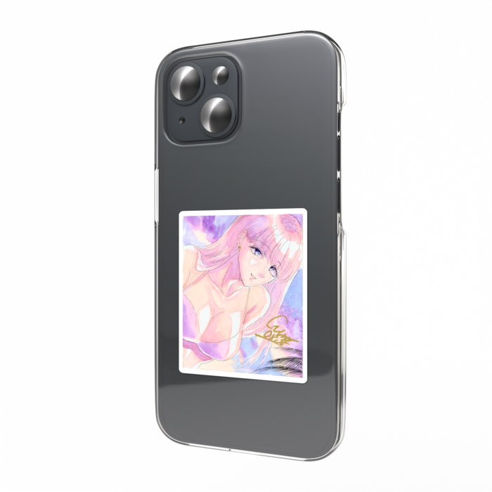 スマホステッカー サンセットビーチ01