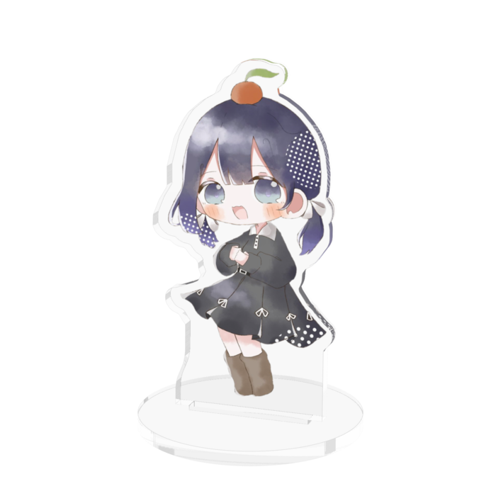 ツインテ_アクリルフィギュア - 70x70mm