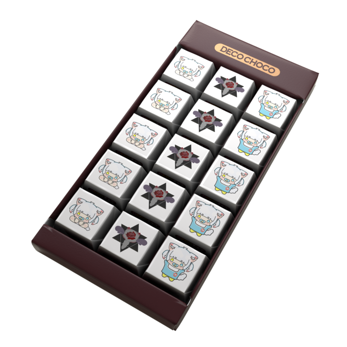 DECOチョコ - 列ごとにデザイン