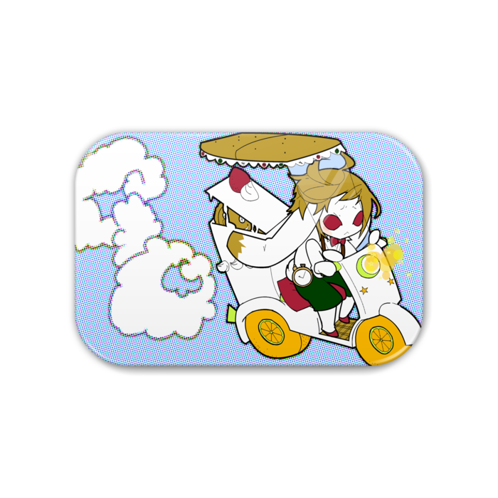 缶バッジ - 角丸 76x51mm