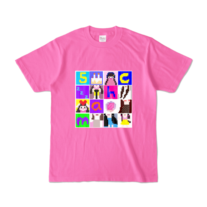 カラーTシャツ - S - ピンク (濃色)