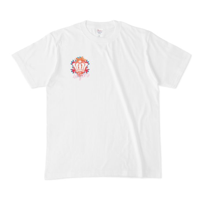 Tシャツ - M - 白(+表:ファンマ&サイン)