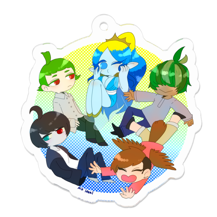 アクリルキーホルダー - 50 x 50 (mm)