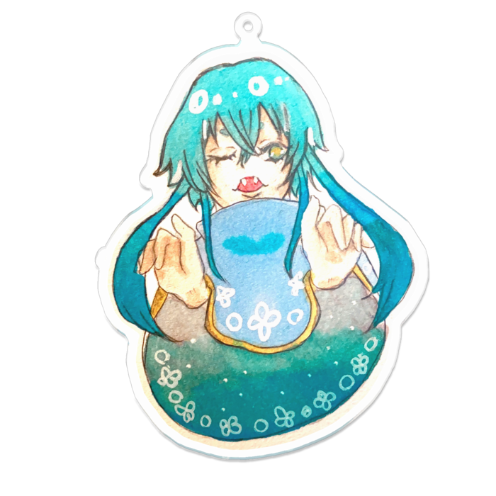 アクリルキーホルダー - 100 x 100 (mm)