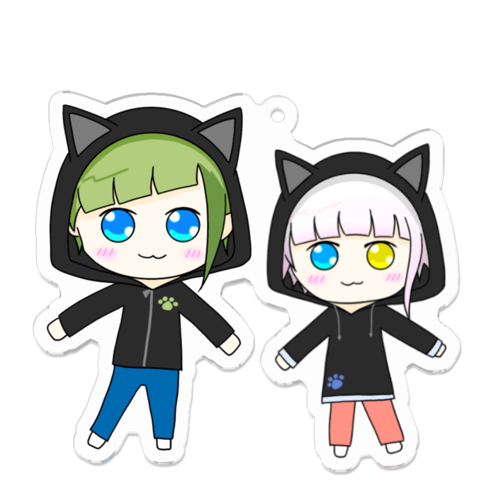 アクリルキーホルダー - 70 x 70 (mm)