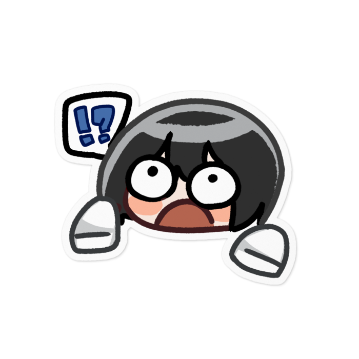 ステッカー - 100 x 100 (mm)