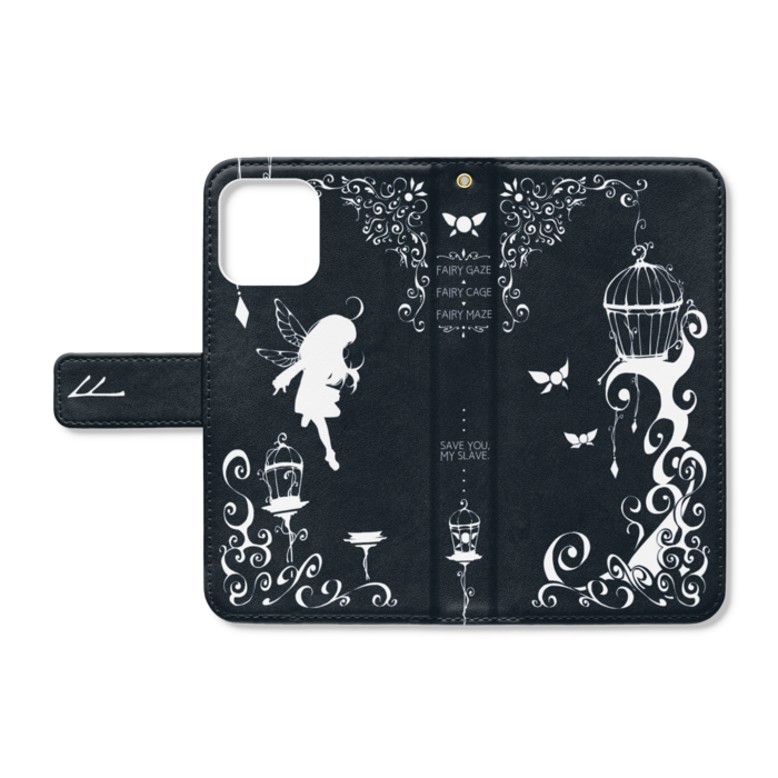 手帳型iPhoneケース - iPhone12 / 12 Pro - ストラップ穴 あり