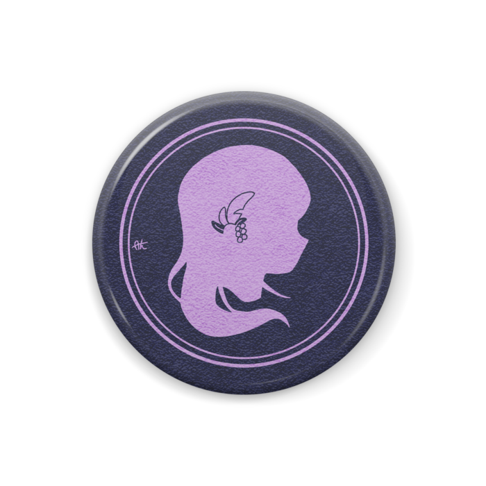 缶バッジ (神子浜あせび B.L.A.C.K.ver)