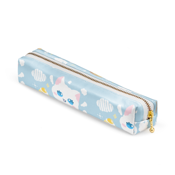 ペンケース - 20 x 4 x 4cm - ホワイト