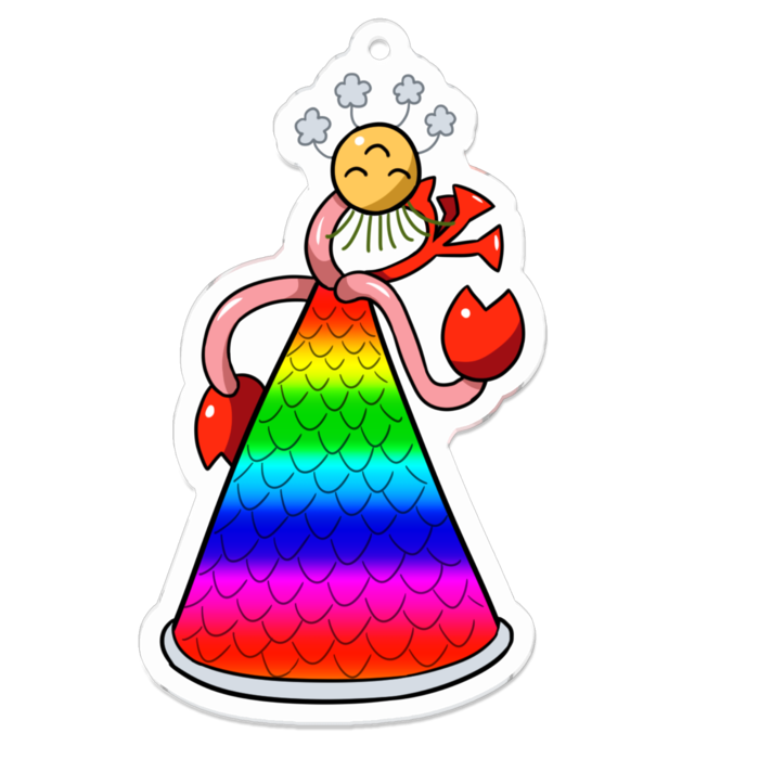 アクリルキーホルダー - 70 x 70 (mm)