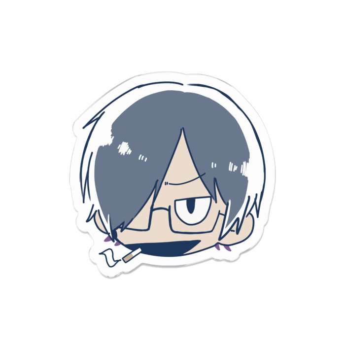 アクリルバッジ - 50 x 50 (mm)