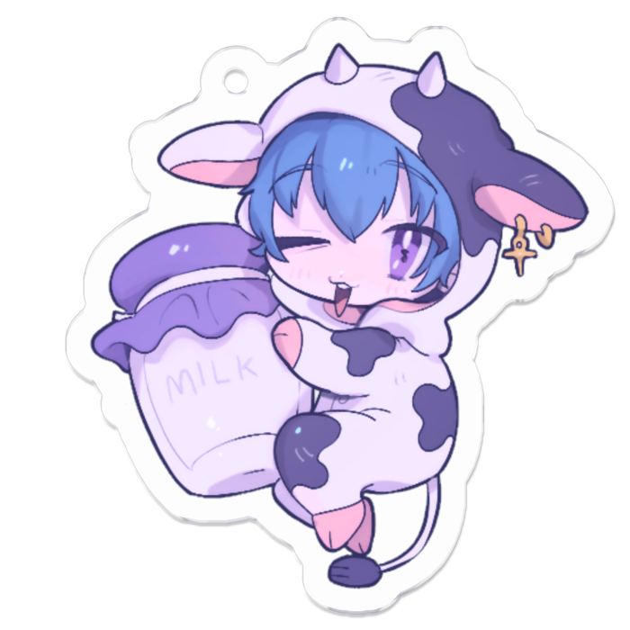 アクリルキーホルダー - 50 x 50 (mm)