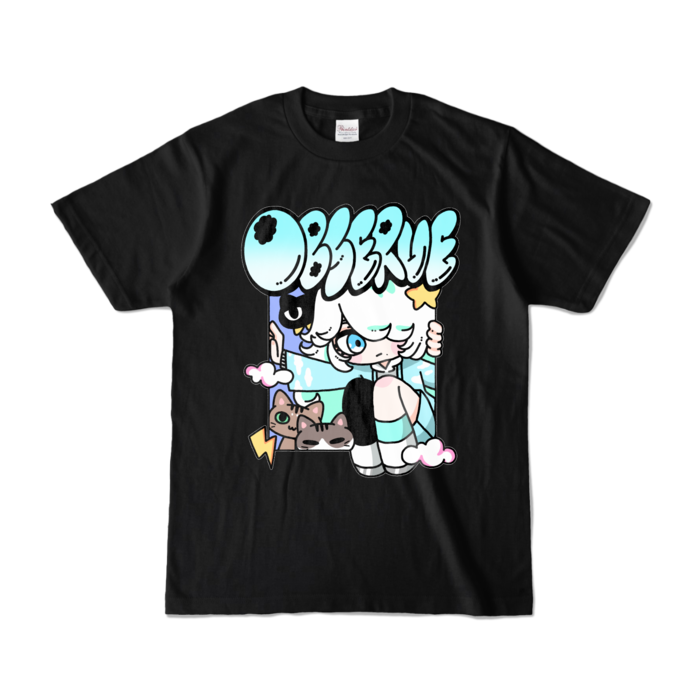 カラーTシャツ - S - ブラック (濃色)