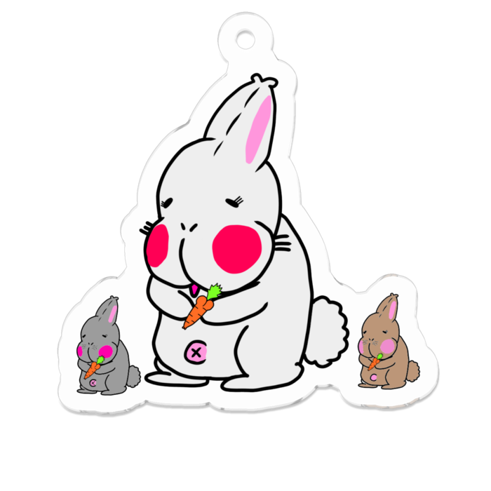 アクリルキーホルダー - 50 x 50 (mm)