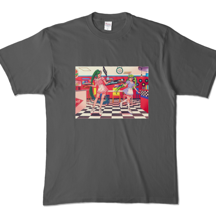 カラーTシャツ - XL - チャコール (濃色)